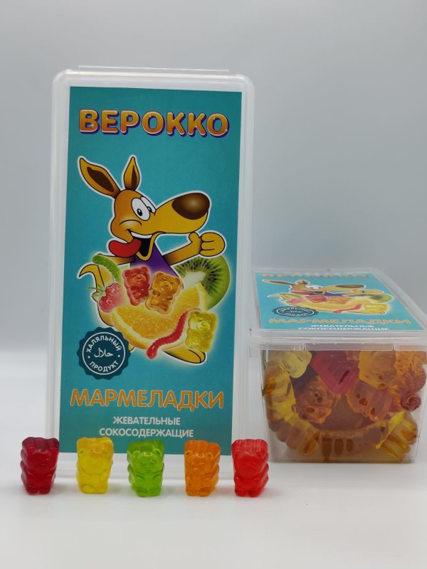 №2 Жевательный мармелад Мишки фруктовые, 250г   в Мысках
