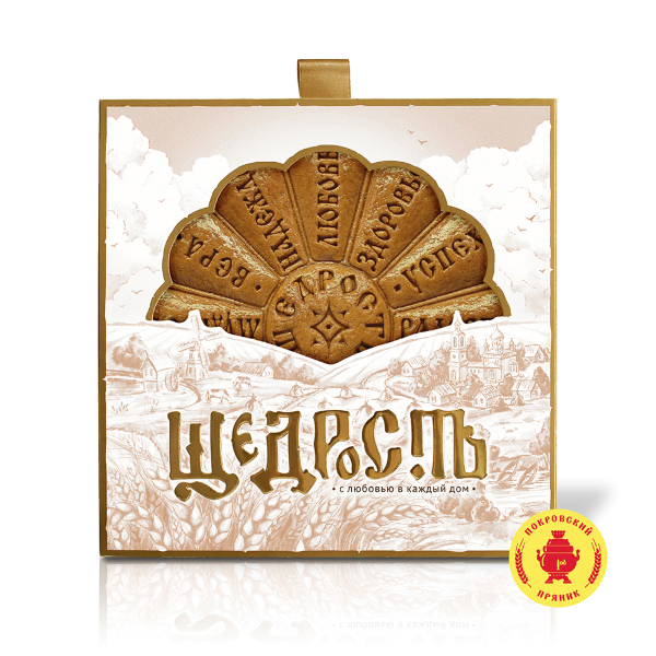 №3 Пряник 700г "Щедрость" (в подарочной упаковке)  в Мысках