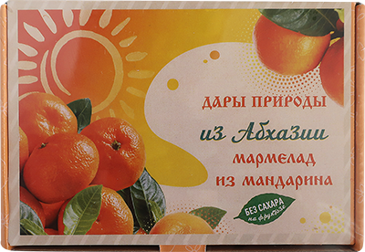 №2 Мармелад дары природы "Мандарин" 180г  в Мысках