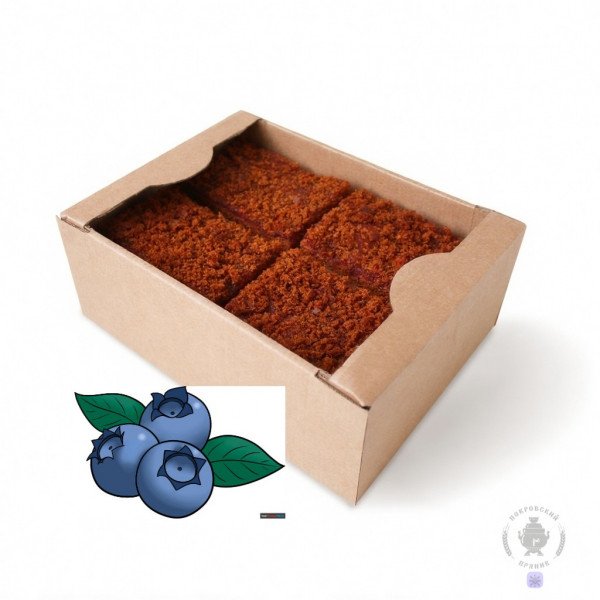№3 Пряник 1кг с фруктовой начинкой Черника в Мысках