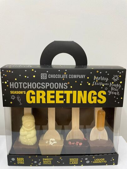  TM LORD Набор шоколадных ложек «SEASON`S GREETINGS» (4 ложки по 50 гр), 200гр в Мысках