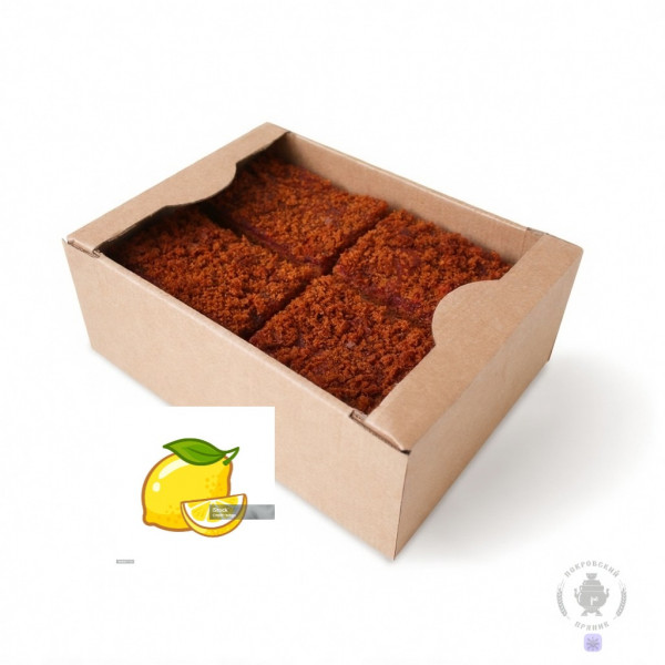 №3 Пряник 1кг с фруктовой начинкой Лимон в Мысках