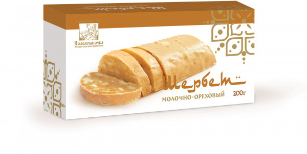 №1 Шербет МОЛОЧНО-ОРЕХОВЫЙ, 200г в Мысках