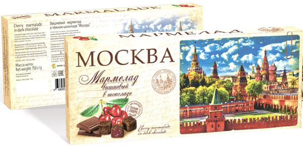 №2 Сладарт Мармелад Вишневый в тёмном шоколаде, 150г   в Мысках