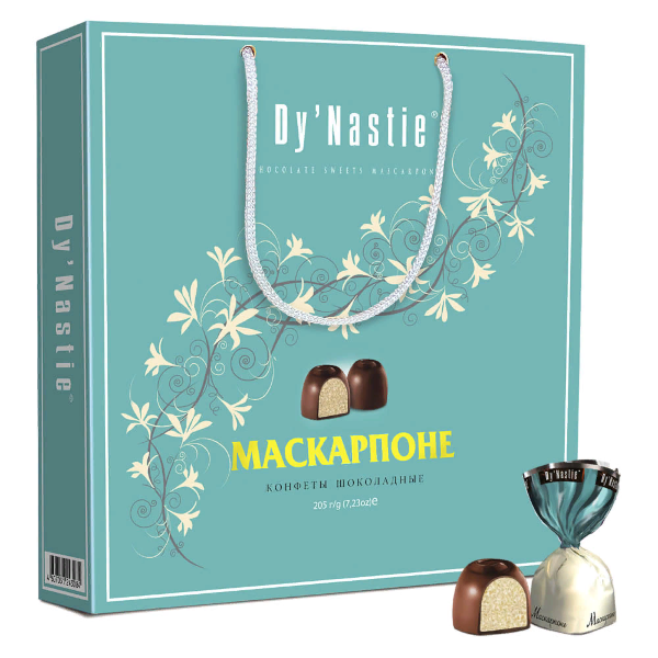 №3 Династия Сумка 170г Конфеты "Маскапроне" в Мысках